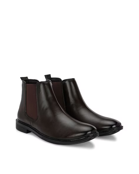 Men Chelsea Boots with Slip-On Styling