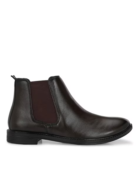 Men Chelsea Boots with Slip-On Styling