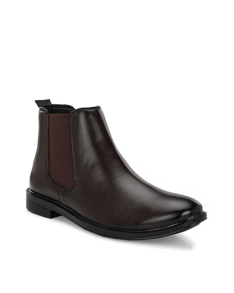 Men Chelsea Boots with Slip-On Styling