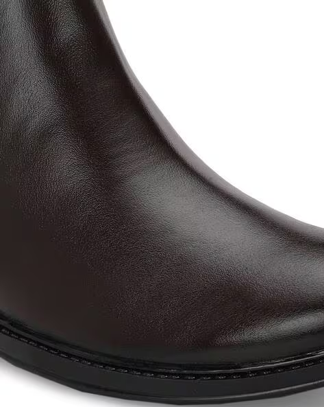 Men Chelsea Boots with Slip-On Styling