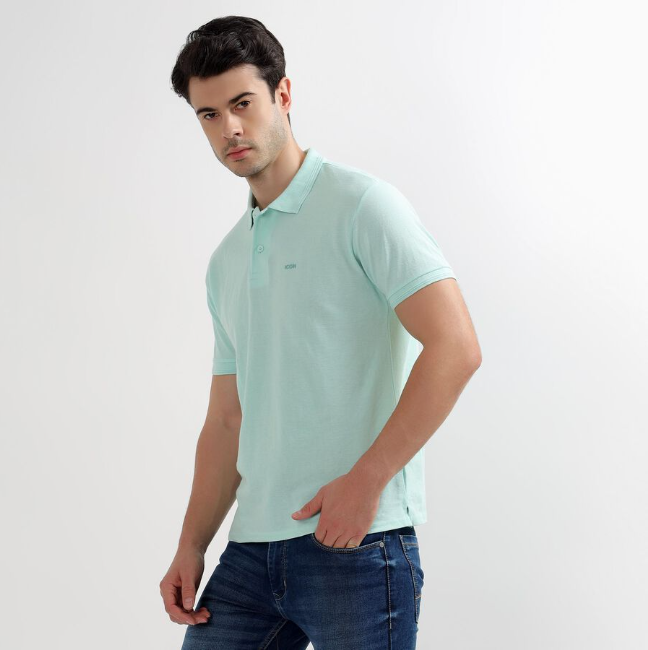 Men's Collared Half Sleeves TShirt