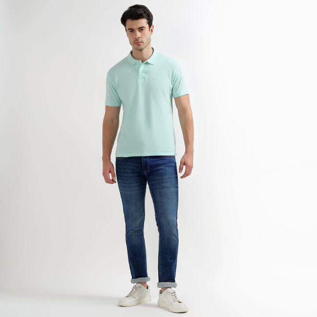 Men's Collared Half Sleeves TShirt