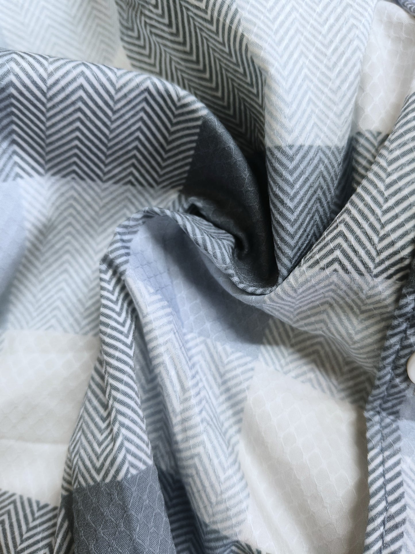 Men's Blue & White Checkered Cotton Casual Shirt | Full Sleeve | Slim Fit