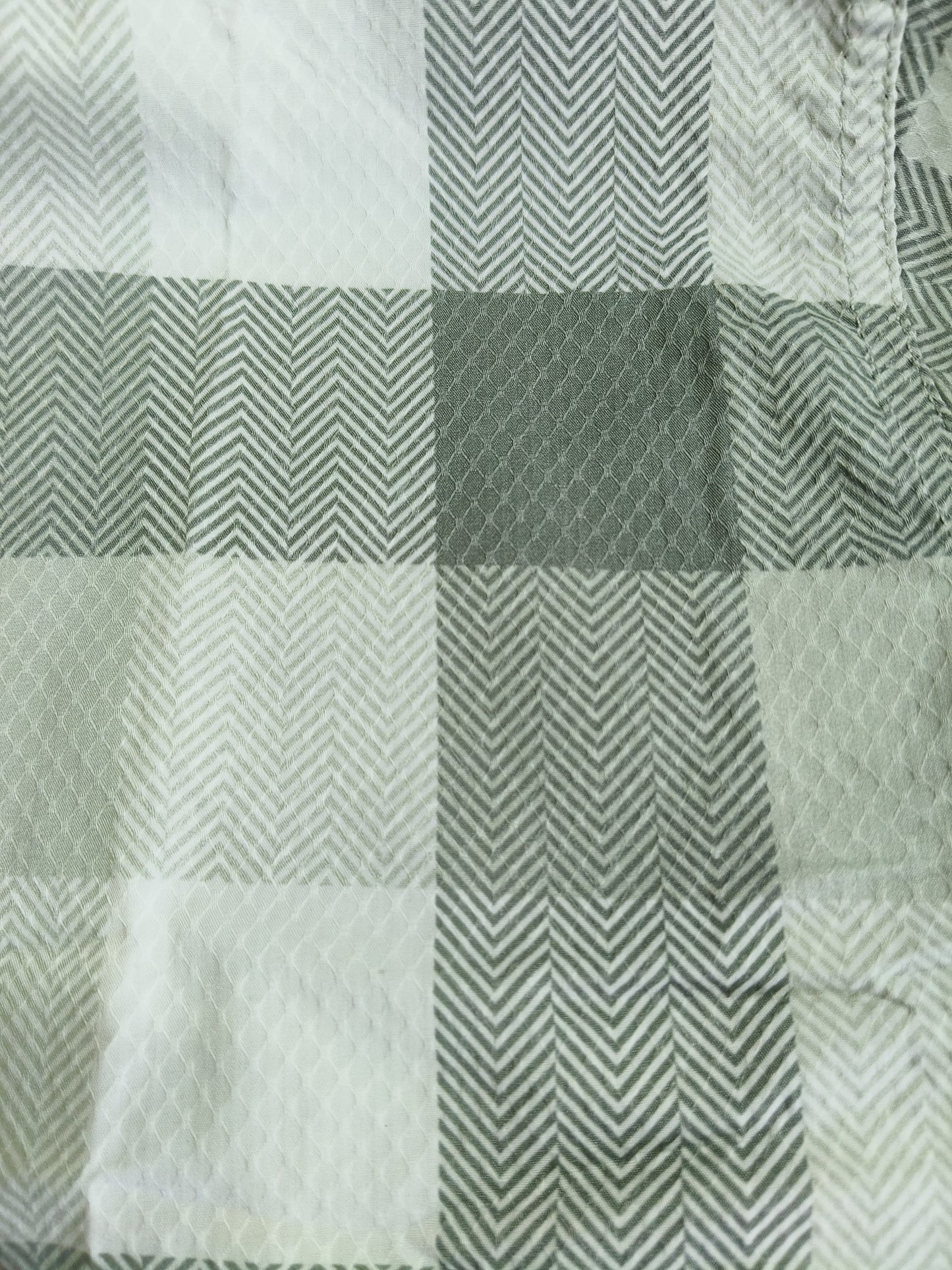 Men's Green Checkered Slim Fit Cotton Shirt – Full Sleeve Casual Wear