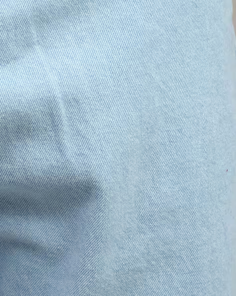 Men’s Light Blue Baggy Fit Jeans | Relaxed Fit Mid-Rise Denim | Oversized Streetwear Style