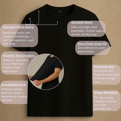 Comforts Unisex Select Cotton Lycra T-Shirt