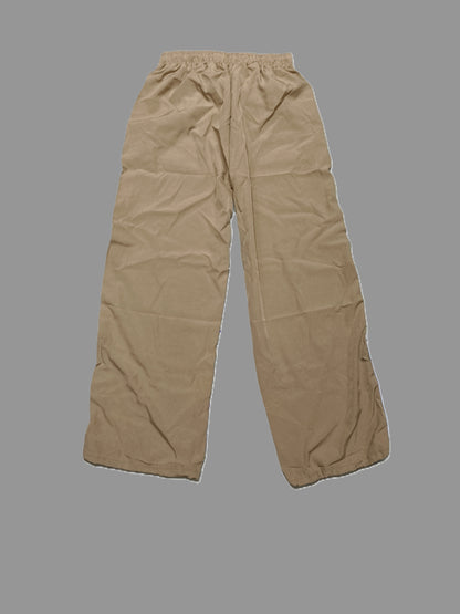 Stylish Olive green Bow String Track Pants – Relaxed Fit | Streetwear Casual for Women’s