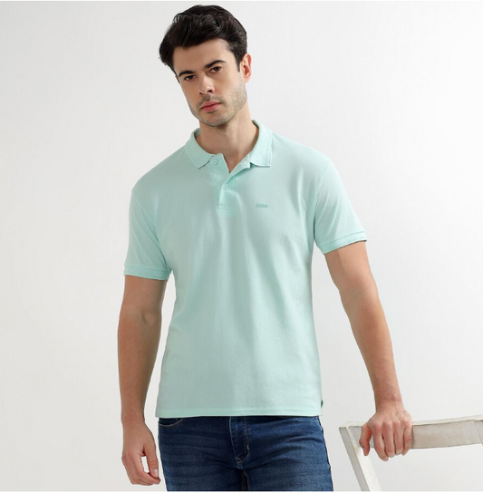 Men's Collared Half Sleeves TShirt