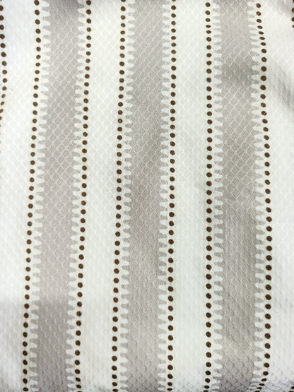 Premium White & Light Grey Vertical Striped Cotton Paper Shirt for Men – Casual & Formal Wear